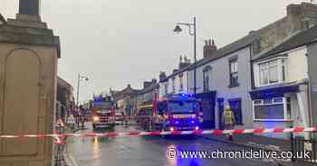 Shildon shop fire tackled by County Durham firefighters