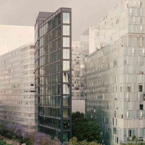 HEMAA uses black steel for narrow skyscraper in Mexico City