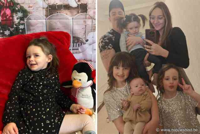 Ouders zetten leven on hold voor kleine Avéli (2): “Ze krijgt voortdurend epileptische aanvallen en wordt nu in coma gehouden”