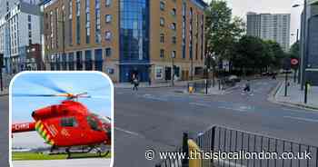 Man dies after Stratford lorry crash as air ambulance scrambled to the scene