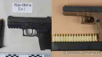 7 men charged in connection with 2 shootings at same Brampton home