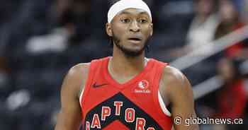 Raptors’ Quickley sits out with hip soreness