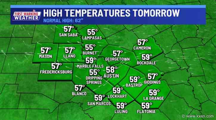 Midweek showers, warm up, arctic front this weekend