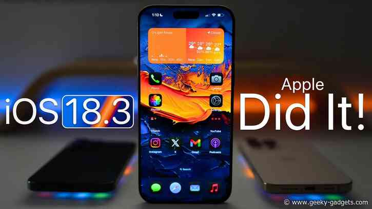 BIG Apple News This Week! (iOS 18.3, iOS 18.2.1 & More)