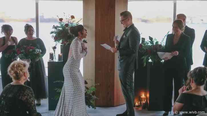 Groom surprises unsuspecting bride with her first-ever Bills tickets