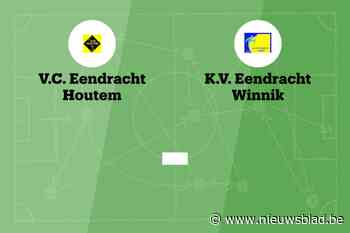 Wedstrijd tussen Eendracht Houtem en Eendracht Winnik afgelast