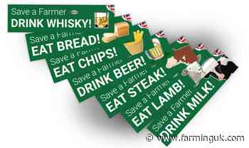 Thousands of free 'Save a Farmer' bumper stickers to be handed out