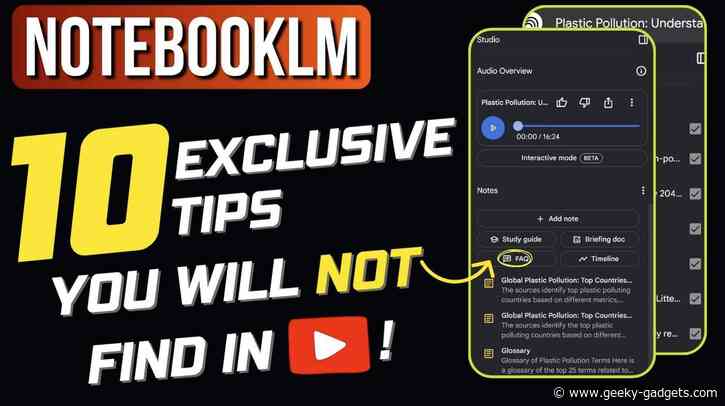 10 NotebookLM Hacks to Supercharge Your Research