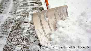 Es könnte glatt werden im Kreis Calw: In Althengstett  müssen Anwohner länger streuen