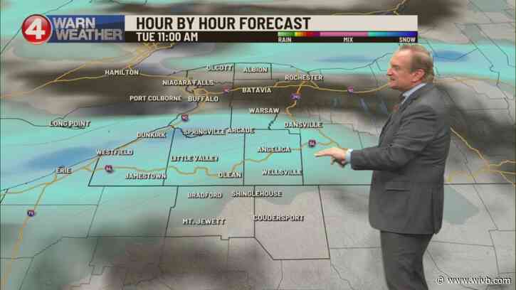 Lake Effect: South and well North Tuesday