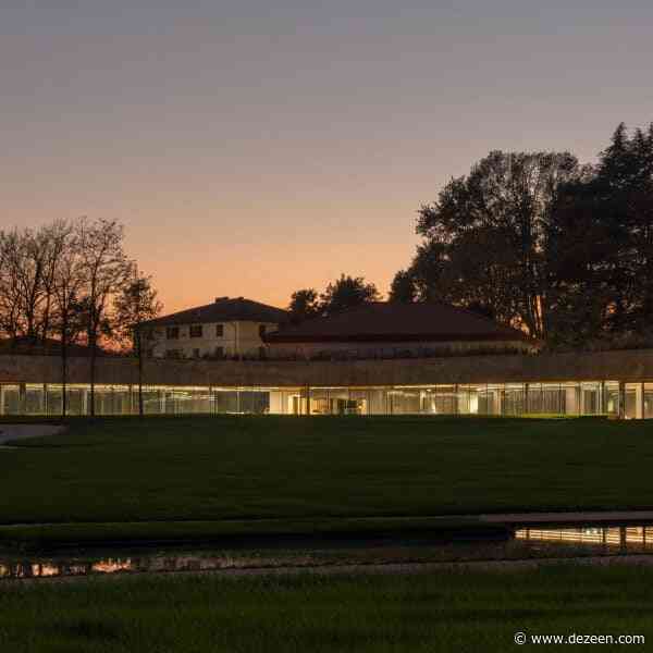 Carlo Ratti Associati shelters Mutti restaurant with "clod of earth lifted from the ground"