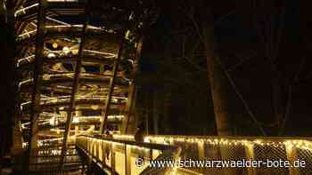 Noch bis zum 2. Februar: Endspurt beim Bad Wildbader Lichterzauber