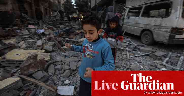 Progress made in talks for a ceasefire, says Hamas, as White House presses for deal – as it happened