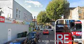 Six people escape early morning fire at shop in East Ham