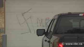 Winnipeg man, 19, charged after Charleswood buildings hit with antisemitic graffiti over 3-month period