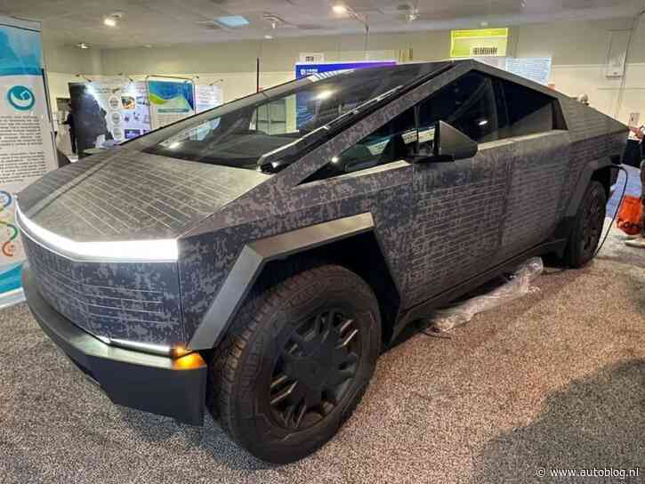 Nee, dit is geen nutteloze camouflage-wrap voor de Cybertruck