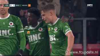 PSV na enorme fout verrassend op achterstand tegen Excelsior