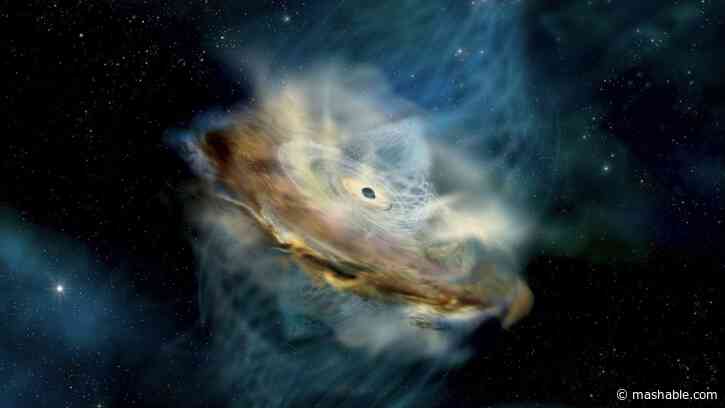 A strange black hole is acting even stranger