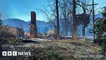 LA fires: Man who lost house saw flames engulf road