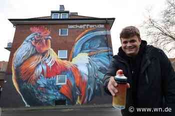 Neue Kunstwerke kleiden Münsters Fassaden