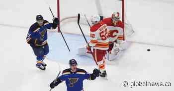 Faksa scores tiebreaking goal as Blues beat Flames 2-1