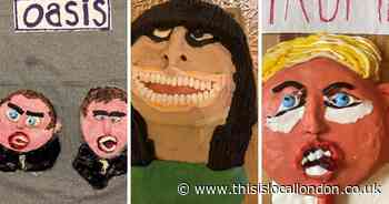 Baker's 'crazy' cakes of Claudia Winkleman and Trump go viral