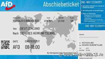 AfD steckt „Abschiebetickets“ in Migranten-Briefkästen: Jetzt ermittelt die Polizei