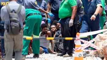 South Africa arrests over 100 illegal miners after underground rescue