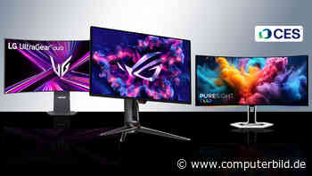 CES 2025: Das sind die Monitor-Highlights der Technikmesse
