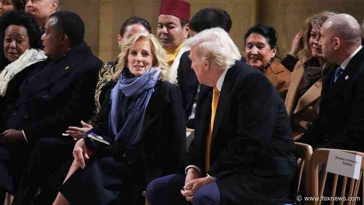 Jill Biden reveals what transpired in viral moment with Trump at Notre Dame Cathedral