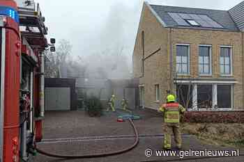 Brand in garage naast woning zorgt voor de nodige schade