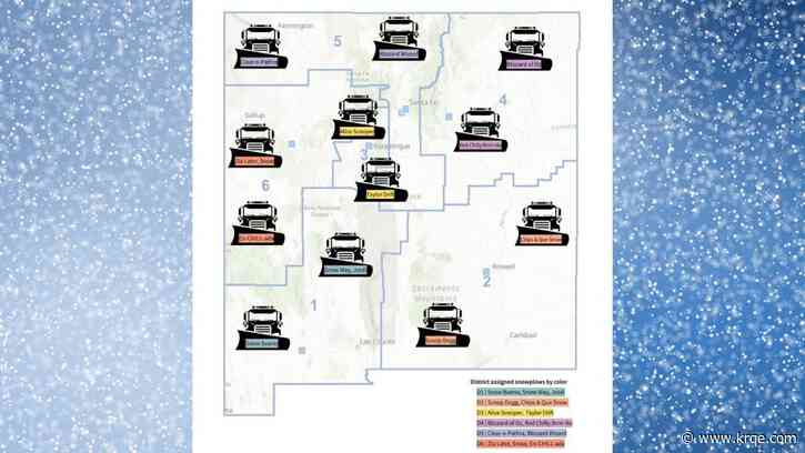 NMDOT announces new snowplow names for 2025
