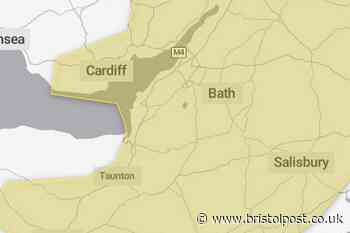 Met Office issues 15-hour yellow weather warning