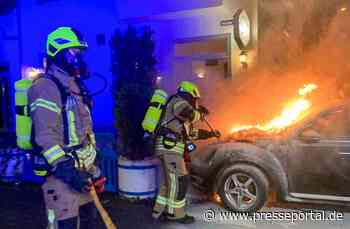 FW-DT: PKW-Brand an der Hornschen Straße