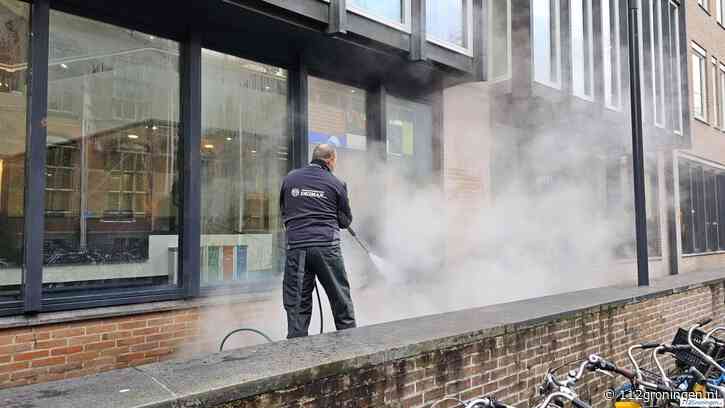 RUG haalt de extra bewakings camera’s op Broerplein weer weg