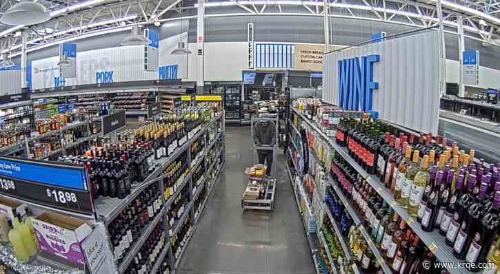 Video shows Santa Fe man accused of spending the night inside a Walmart