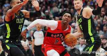 Raptors upset Celtics for second straight win