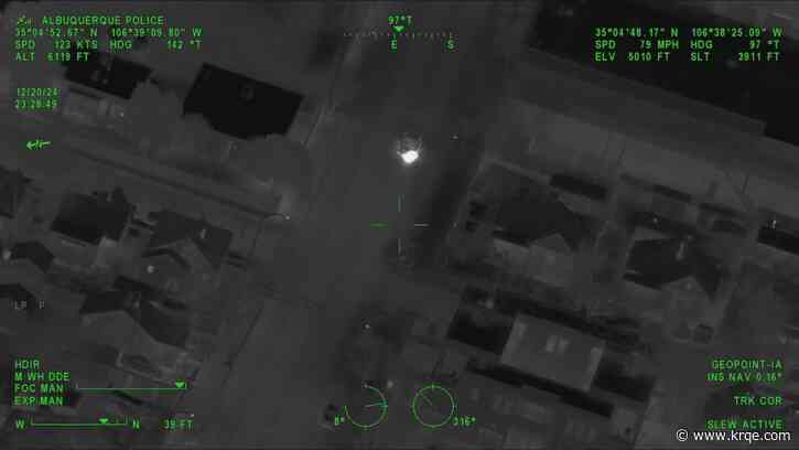 VIDEO: APD helicopter video shows officers chasing suspect who tried to hide in a bush