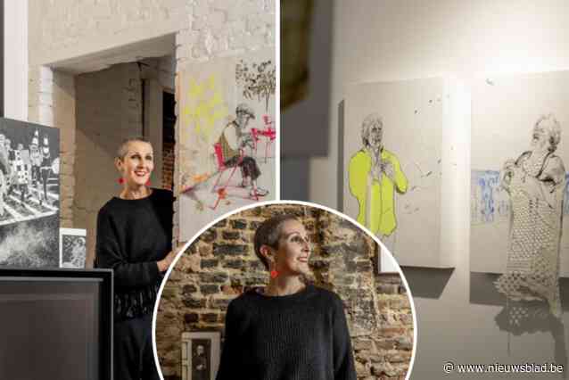 Lierse kunstenares Fabienne Verhulsel (49) zet deuren open naar haar wereld met expositie in galerij Art Uur: “Ik communiceer met kunst”