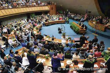 Prickly dissent colors opening day of Hawaii Legislature