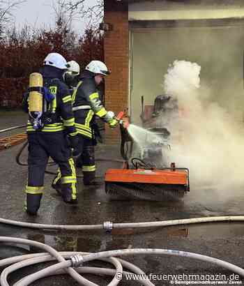 Brennt Aufsitz-Rasenmäher