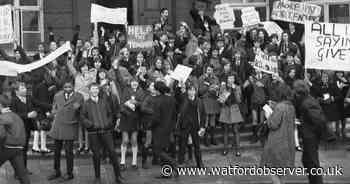 On This Day: Schoolchildren march through Watford in support of teachers