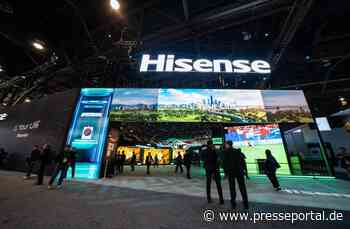 CES 2025: Hisense setzt mit KI und TV-Display Innovationen neue Maßstäbe