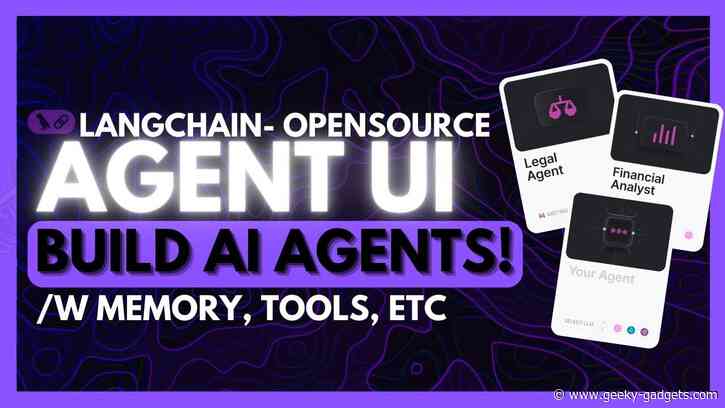 Easily Build Ai Agents with the Langchain Agent UI Framework