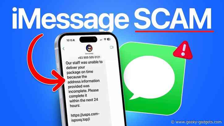 Urgent! New iMessage Phishing Scam Targeting iPhone Users