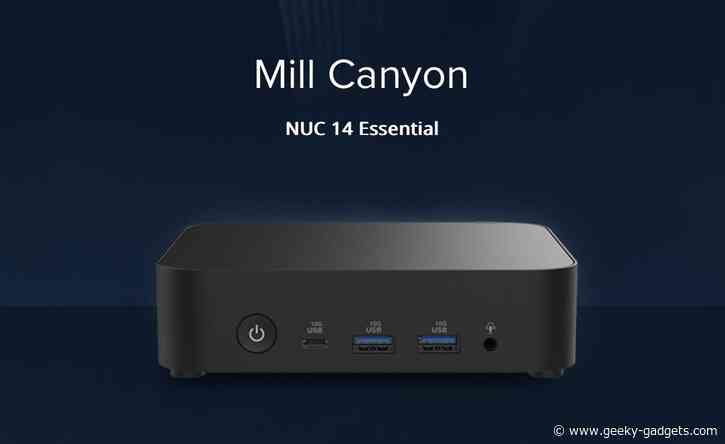 Simply NUC 14 Essential Mill Canyon : Compact Powerhouse Mini PC from $349