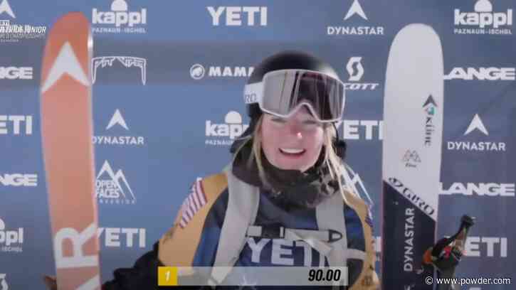 American Skier Hannah Baldwin Wins Junior Freeride World Championship