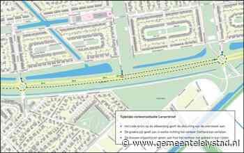 Pilot tijdelijke afsluiting middenberm Larserdreef/Delfland voor verkeersveiligheid