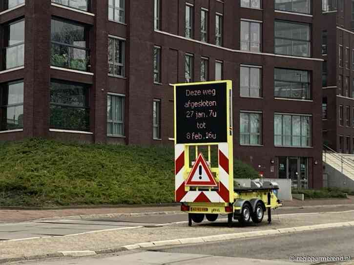 Kruising Gedempte Where – Purmersteenweg – Plantsoengracht 2 weken dicht