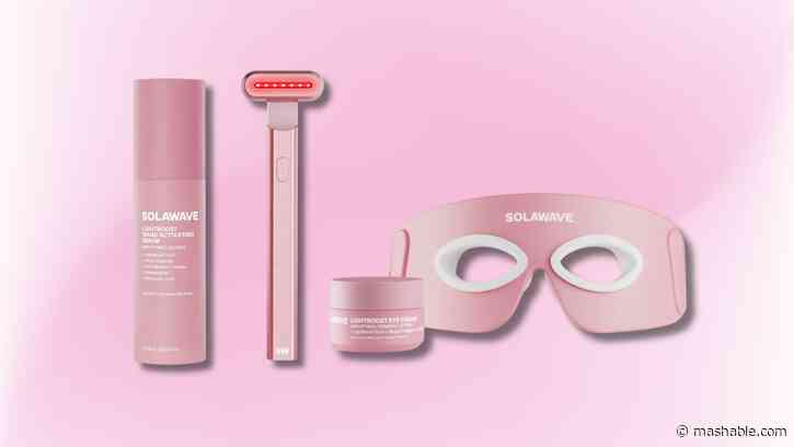 Snag a free gift and 35% off skincare tech at Solawave